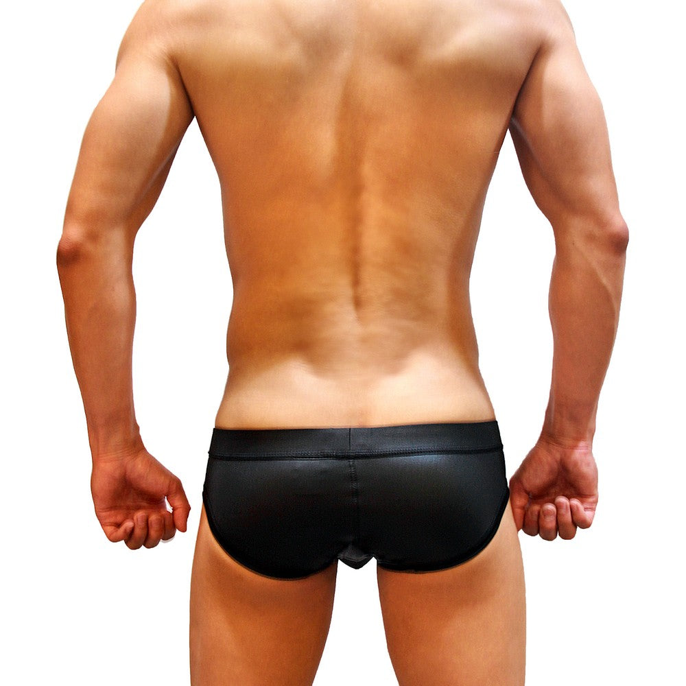 Underwear U405 Imitation Leather Black